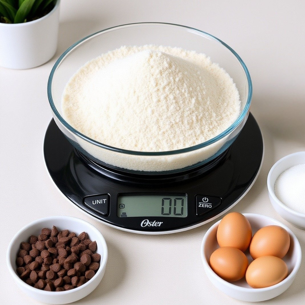 Digital Kitchen Scale with Bowl
